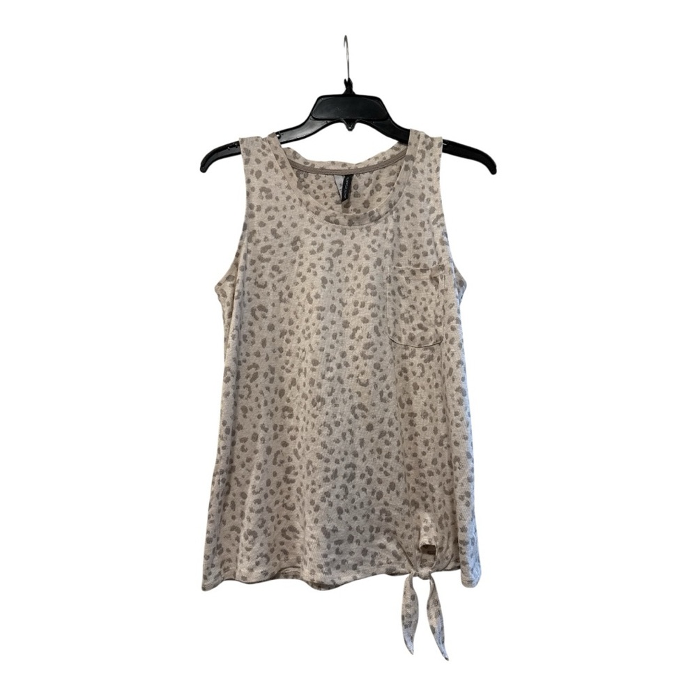 Women’s Leopard Print Tank Top and Shorts Pajama Set in size S